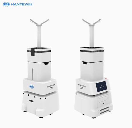 High Efficiency Hotel Disinfection Robot for Autonomous Navigation
