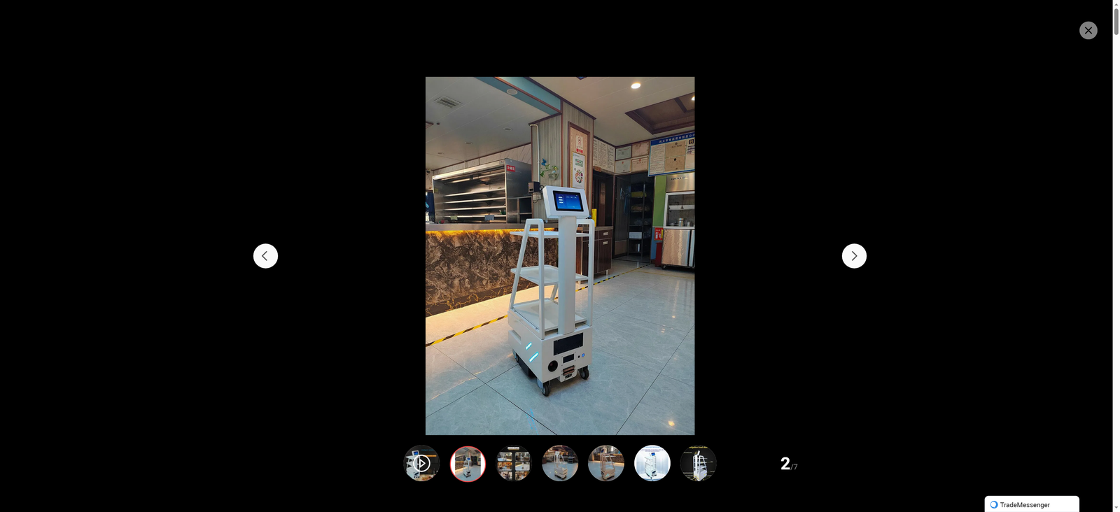 Cw-F Laser Navigation Delivery Robot: Intelligent Service Robot Mobile Robot Service Waiter