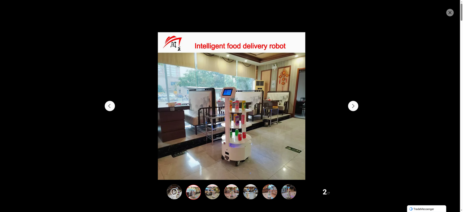 Smart Restaurant Delivery Robot with Autonomous Navigation System