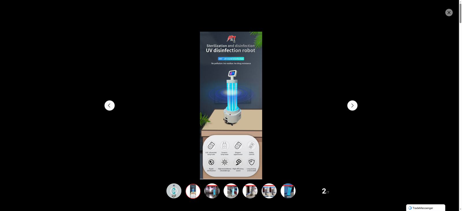 Autonomous Mobile Disinfection Robot for Operating Room Safety