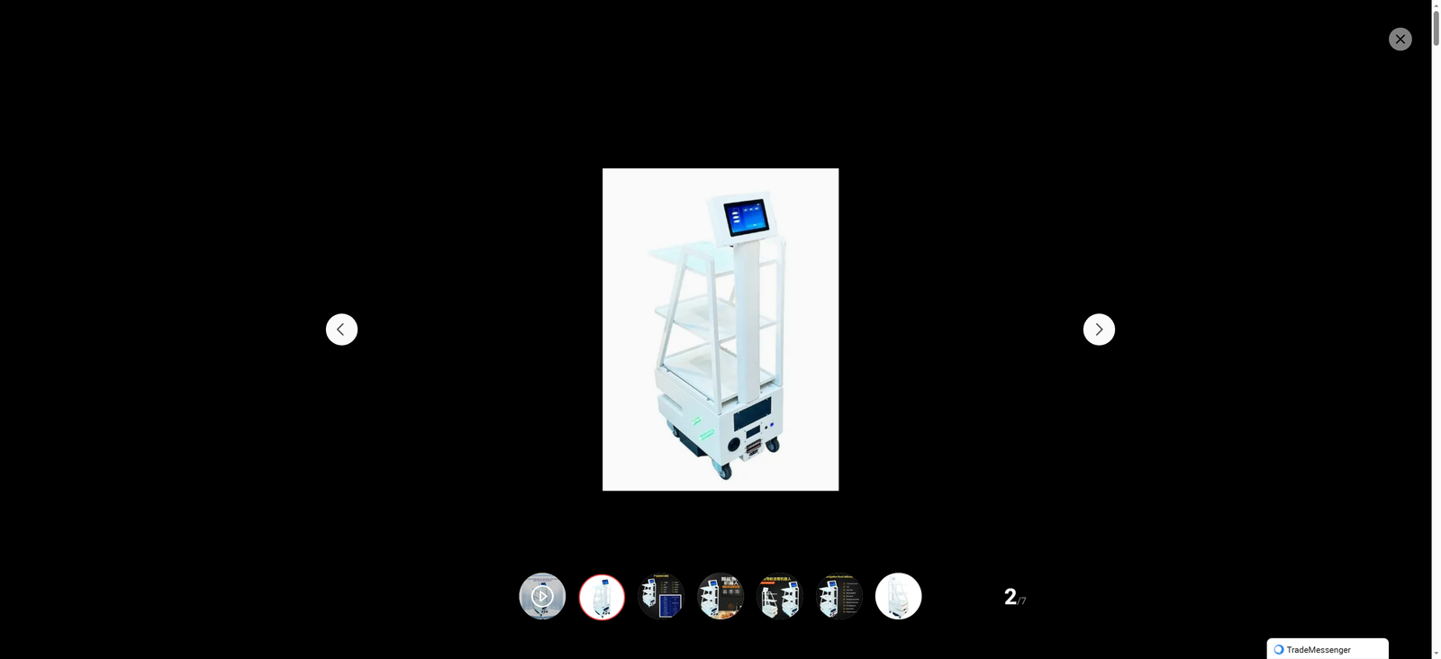 Intelligent Food Delivery Robot, Automatic Fixed-Point Food Delivery, Reducing Labor Costs