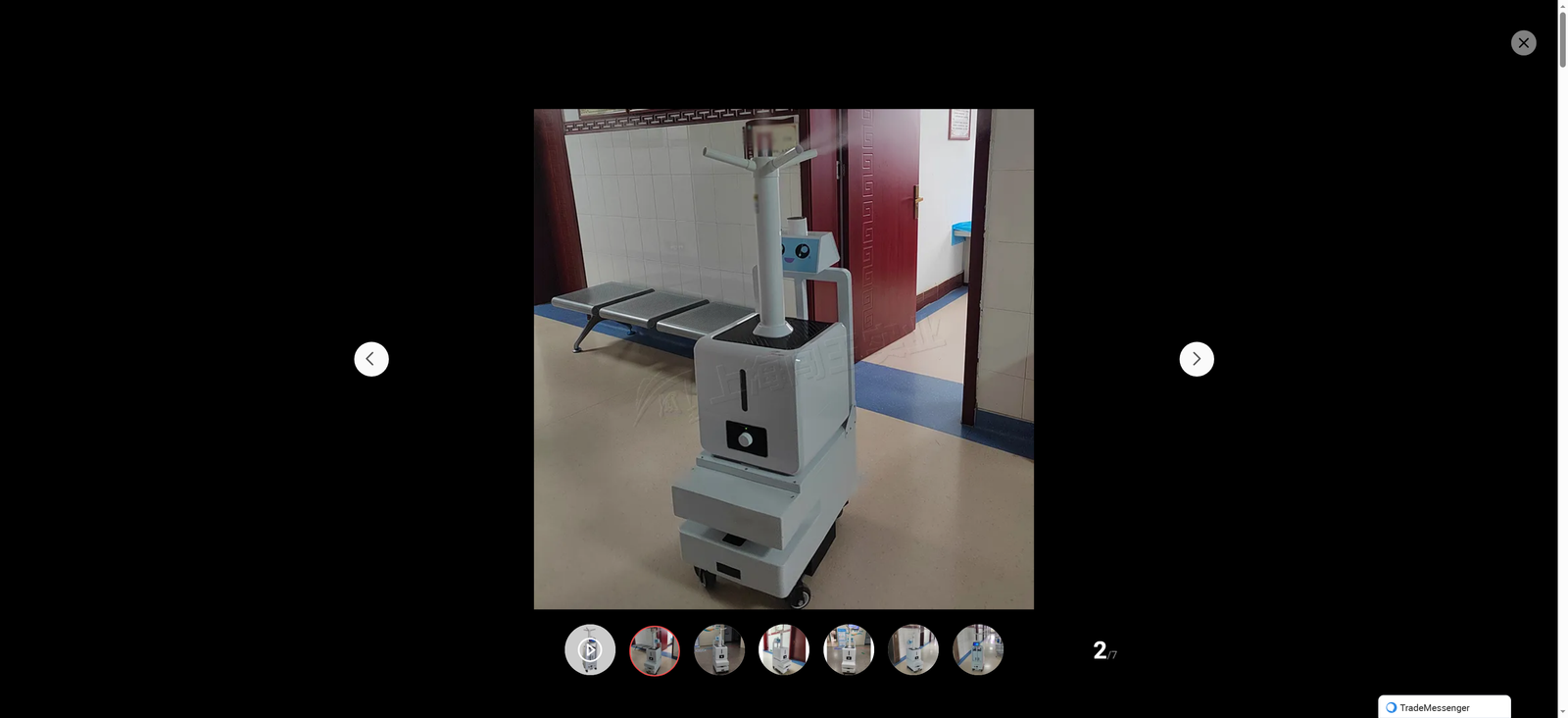 High Quality Intelligent Safe Spray Smart Air Disinfection Robot for Hospitals Stations