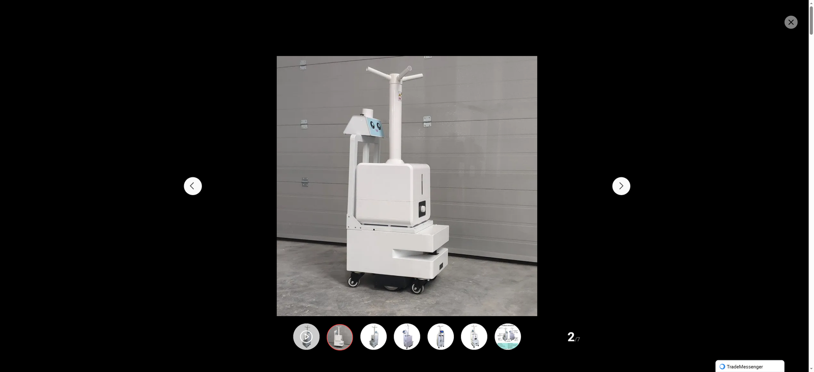 Mobile Hypochlorous Acid Disinfection Robot: Atomization Technology Supported, Compatible with Hydrogen Peroxide, High-Efficiency Sterilization Without Dead End