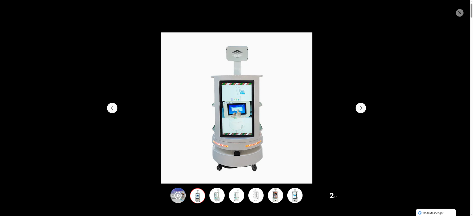 Bank Robots Reception Robot Ai Interactive Digital Signage, Indoor Advertising Display Robot Reception