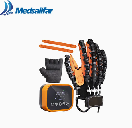 Intelligent Air-Operated Physiotherapy Stroke Patients Hand Fingers Rehabilitation Exercises Robot