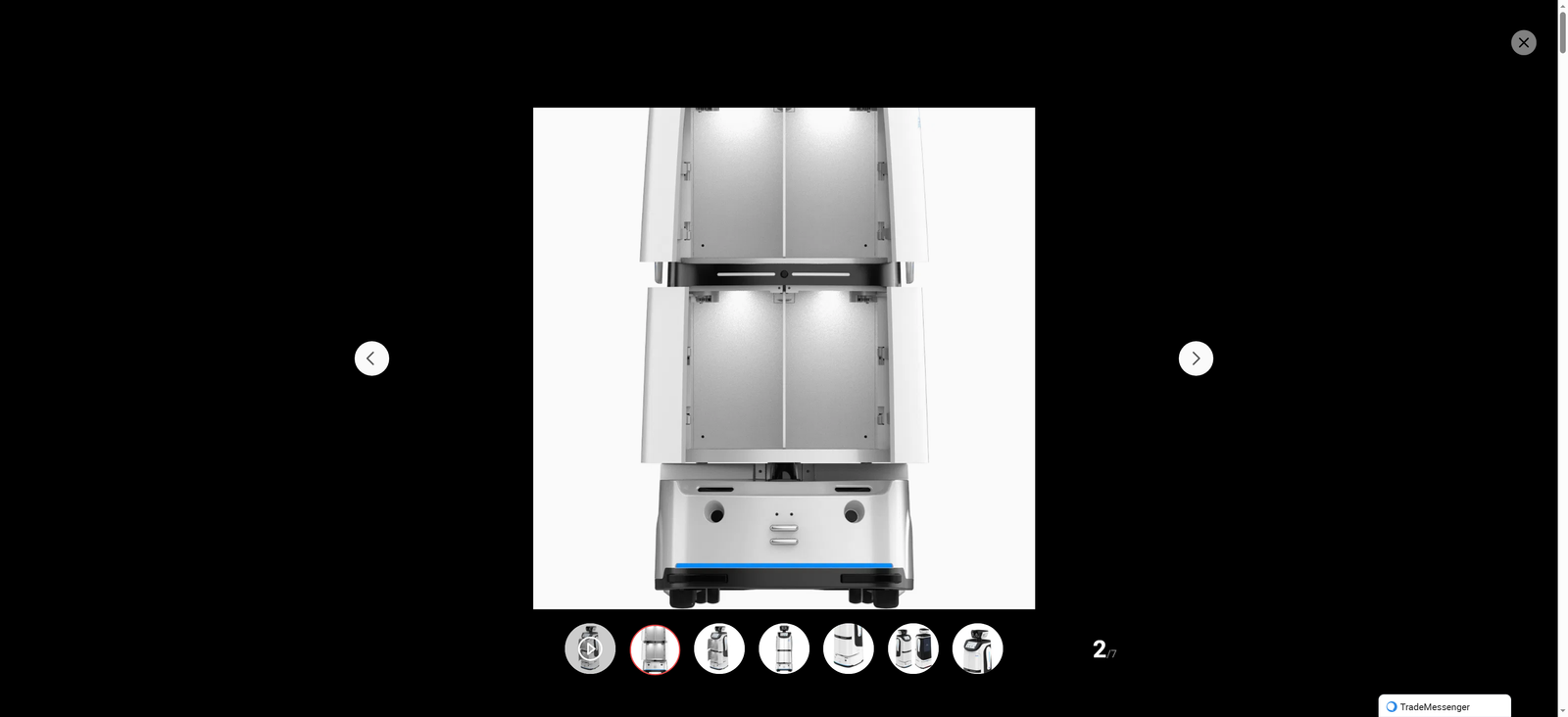 Automatic Obstacle Avoidance Direct Medical Restaurant Hotel Office Assistant Ai Mobile Intelligent Delivery Robot