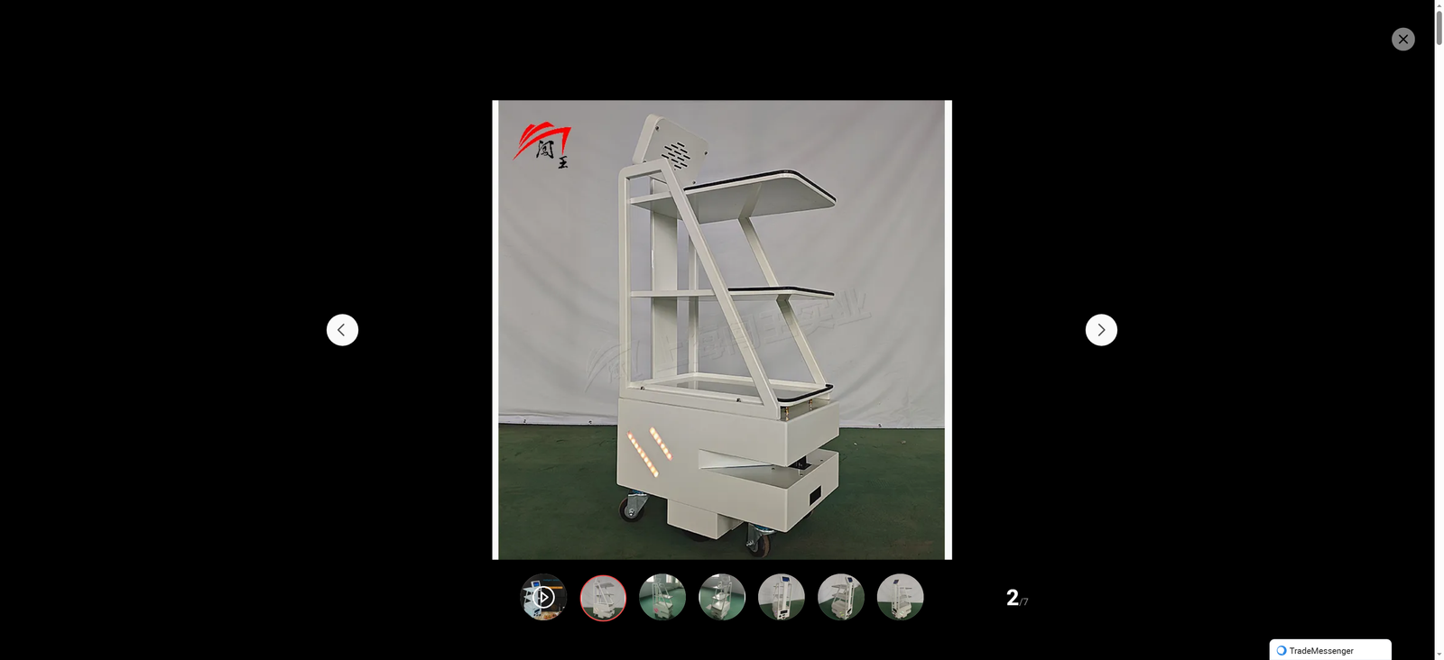 Premium Ai Delivery Robot - Laser Slam, IP67 Protection, Intelligent Obstacle Avoidance for Global Catering