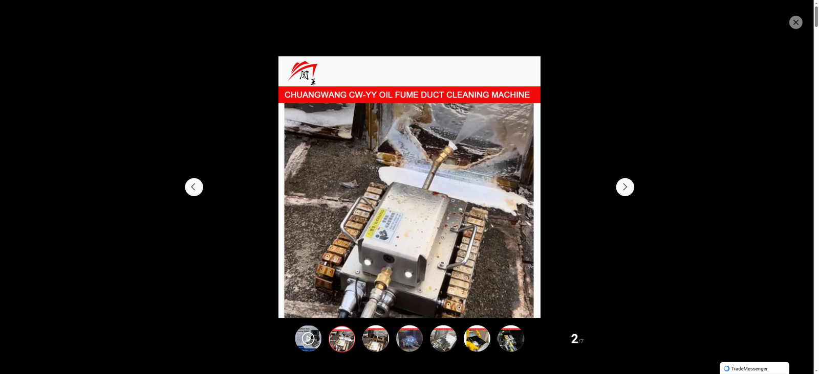 Cw-Yy Hotel Large Range Hood Pipe Cleaning Robot