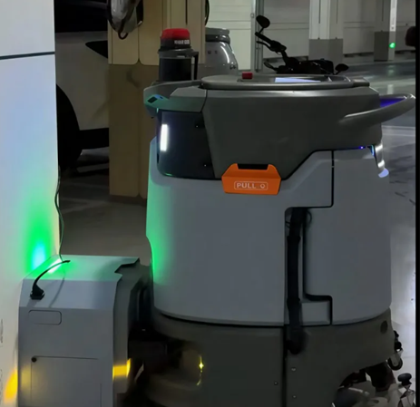 Intelligent Cleaning Robot Industrial Driverless Washing Sweeping Suction Commercial Smart Floor Cleaning Robot