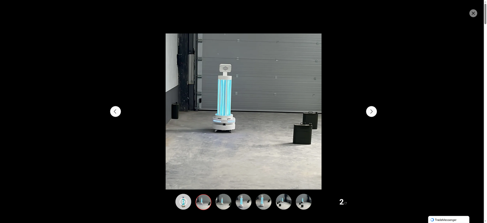 Indoor UV Disinfection Robot Ultraviolet Lamp Disinfection Robot Machine