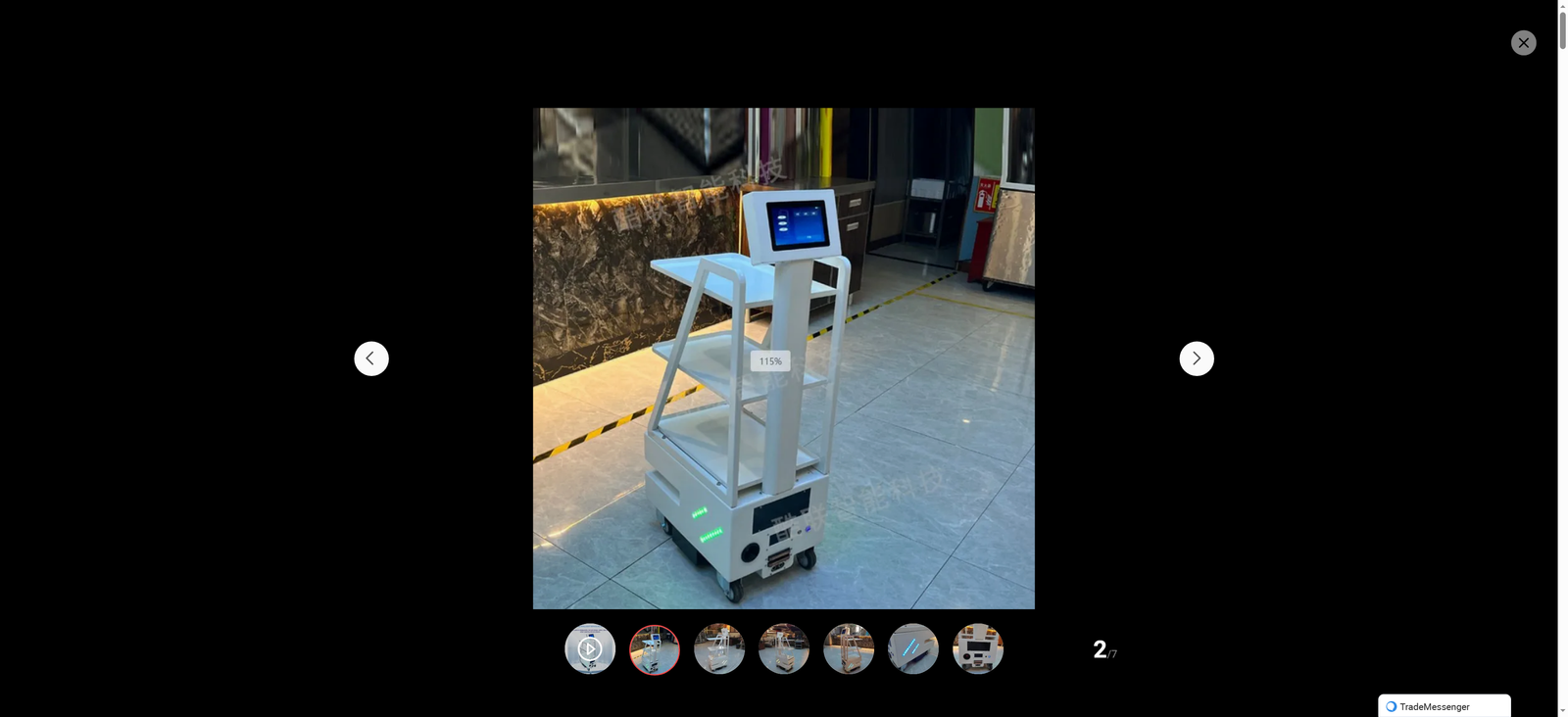 Factory Warehouse Workshop Automatic Transportation and Delivery Robot