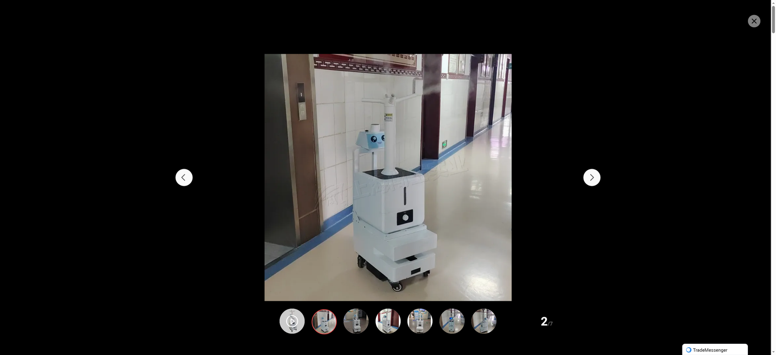 Biobase Fully Automatic Atomizing Disinfection Robot for Lab