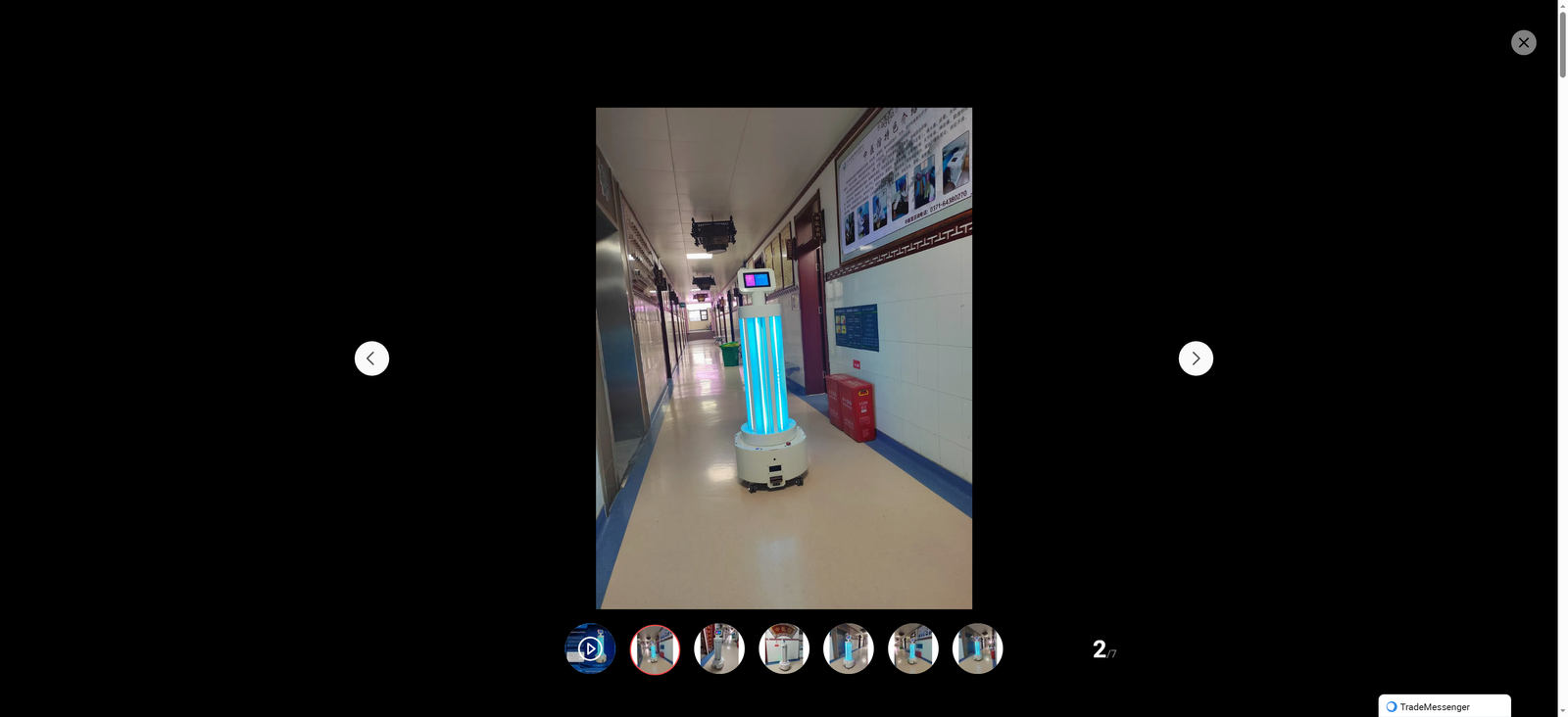 Efficient UV Disinfection Robot: Ensuring Hygiene in Healthcare Facilities