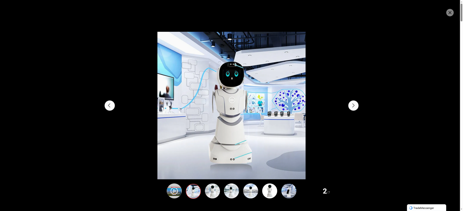 High Quality Welcome Reception Service Robot Guided Introduction Welcome Robot Commercial Welcome Greeting Reception Services Guiding Exhibition Robots