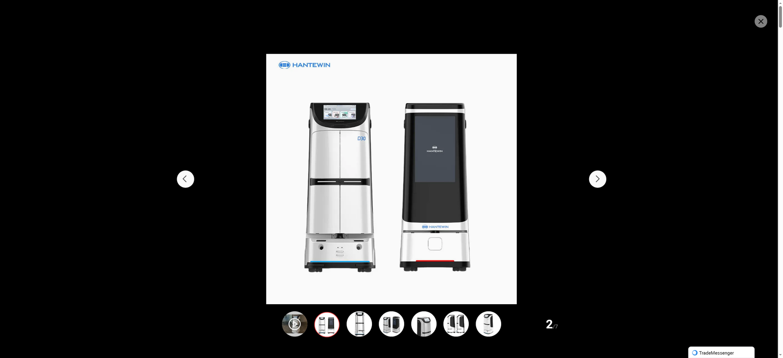 Factory Price Hotel Obstacle Avoidance Goods Intelligent Delivery Robot Waiter Food Delivery Robot