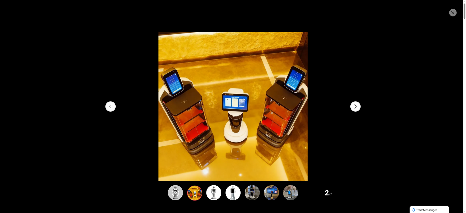 Voice-Controlled and Touch-Screen and Interactive Delivery Robot