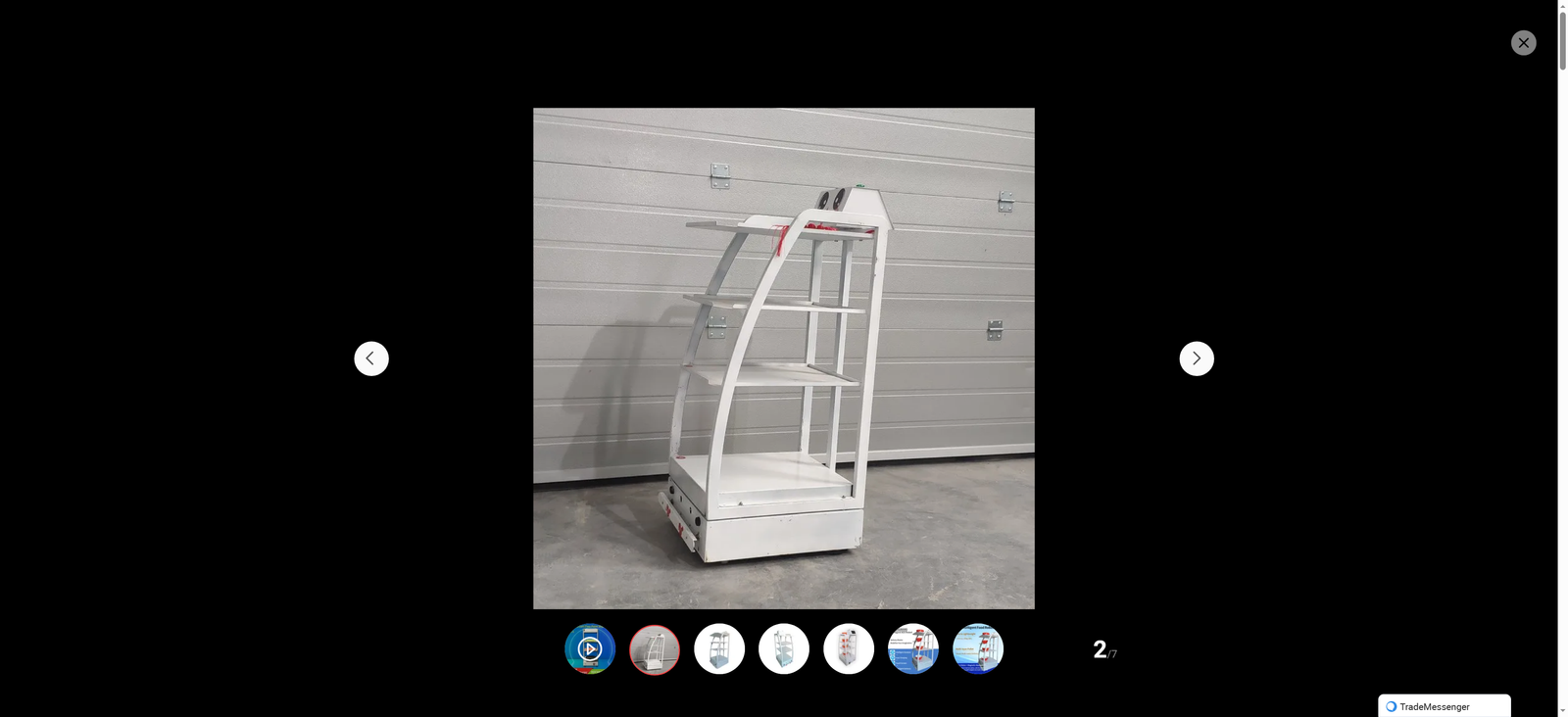 Magnetic Strip Navigation Unmanned Handling Robot: Agv Trolley with Multi-Station Rotational Stop, Multi-Functional Adaptation