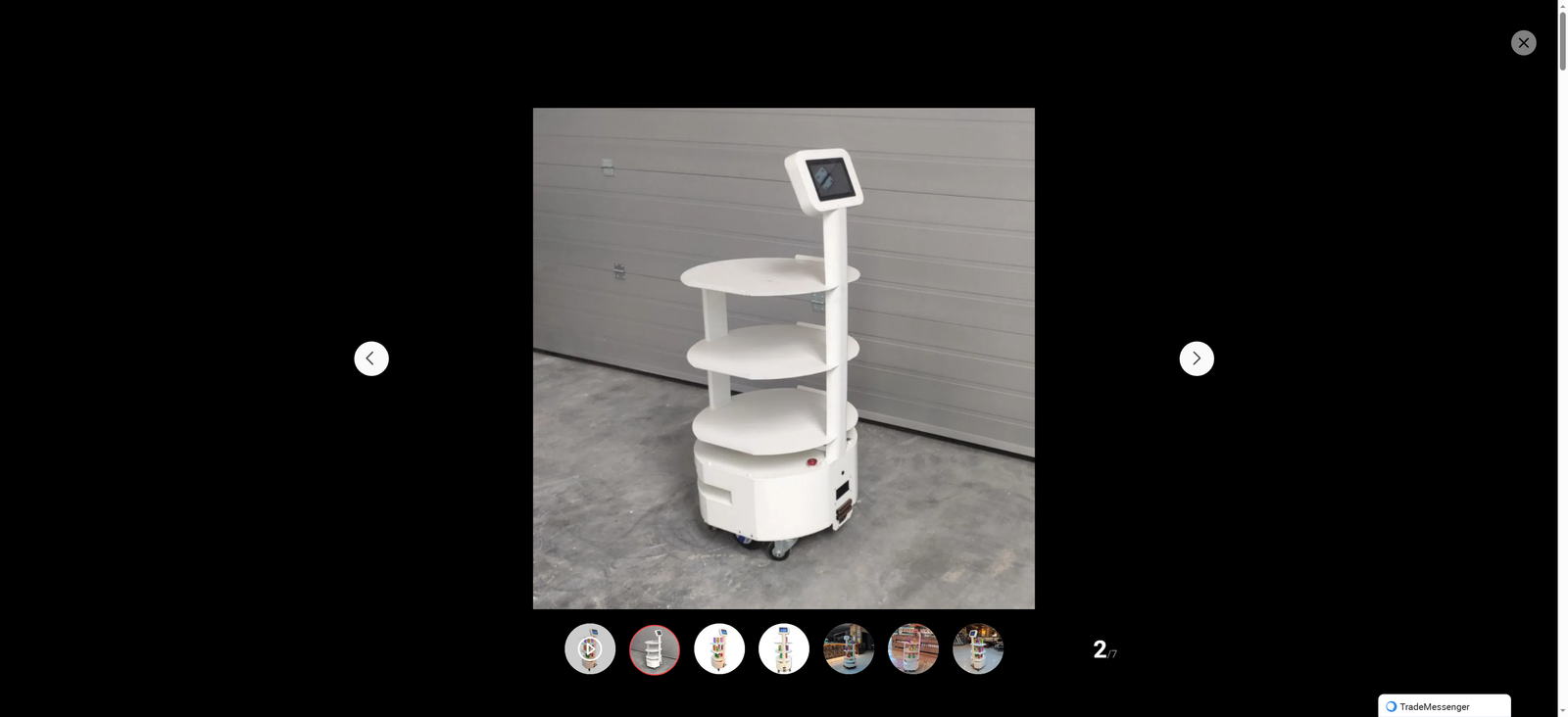 Environmental Protection Catering and Hotel Customized Commercial Service Delivery Robot