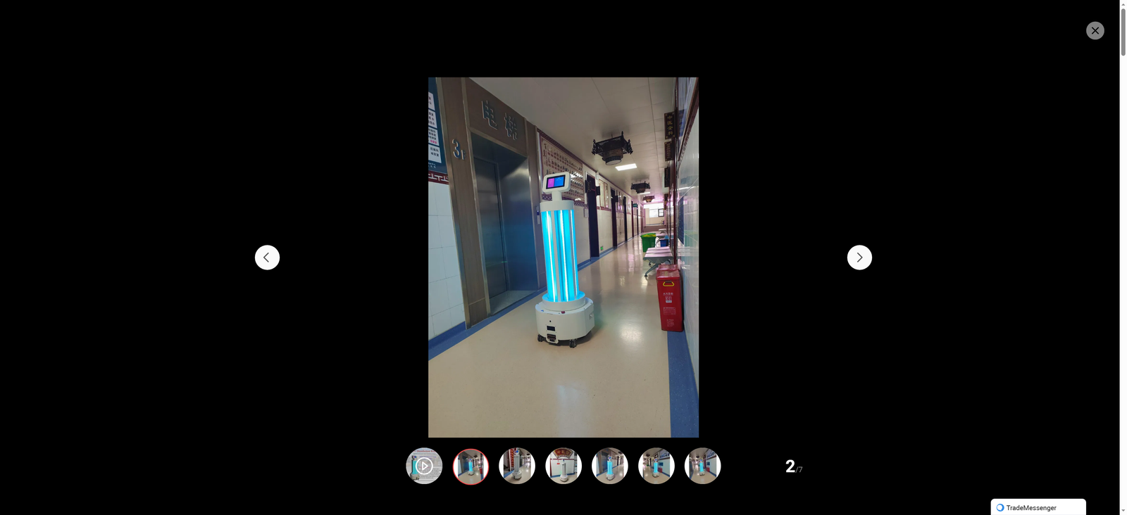 UV Disinfection Robot for Office Spaces: a Safe Return to Work Environment